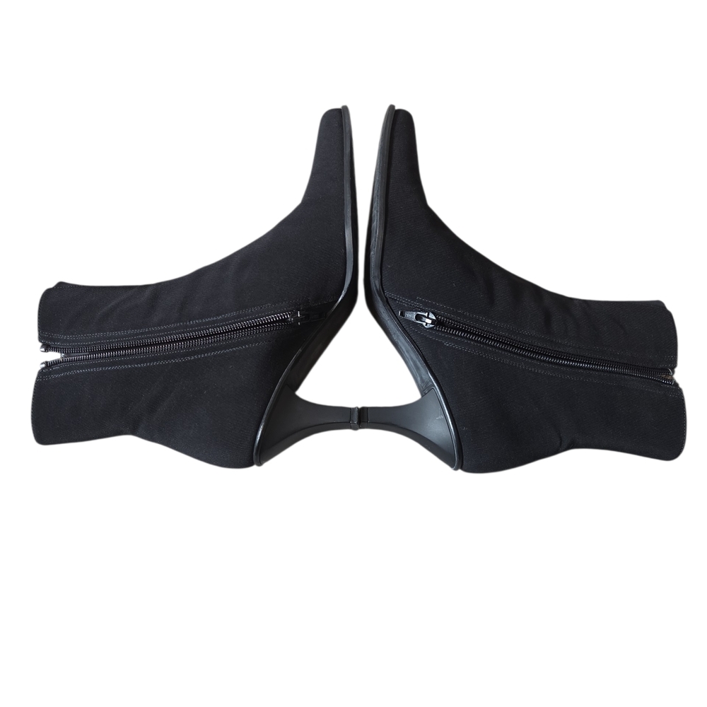 Stuart Weitzman Gore-Tex Black Heeled Boots 7.5 - Picture 8 of 16